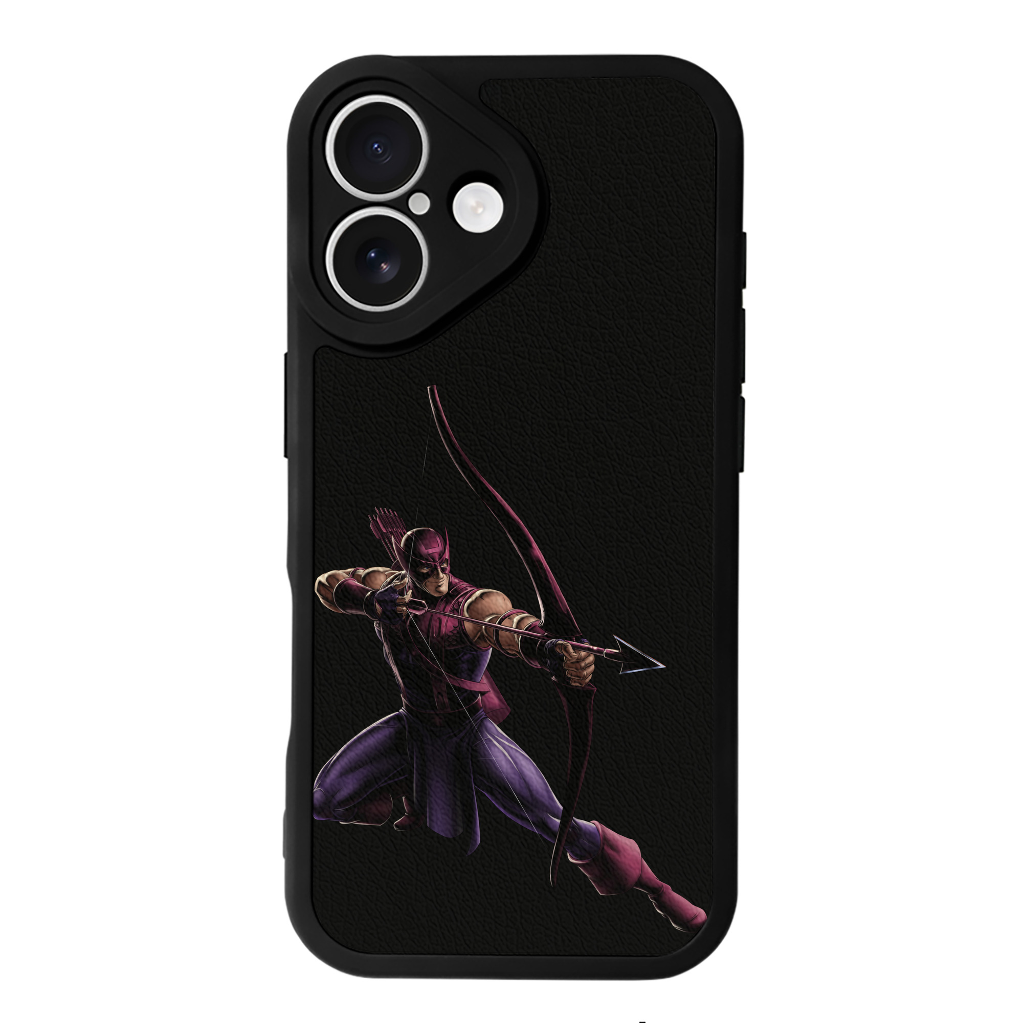 （画像用） アベンジャーズ The Avengers 【iPhone 16シリーズ対応】シリコンスマホケース（レザー調） 材質：シリコン